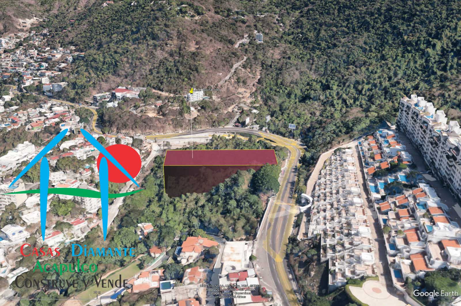 Terreno Guitarrón Lazo - Vista aérea 10